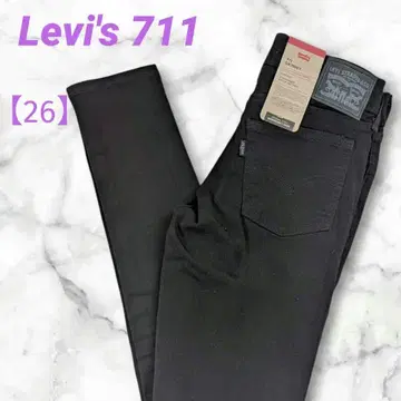 새상품 리바이스 711 스키니 [ 26 ] 블랙