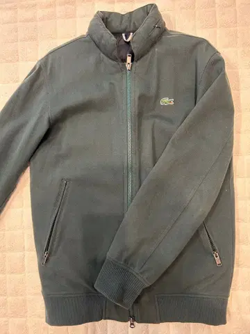 LACOSTE 그린 집업 자켓 US S