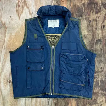 90s AVIREX 택티컬 플라이트 베스트 USN VINTAGE