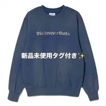 thisisneverthat 맨투맨 블루 네바자