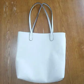 화이트 토트백 컬러풀 안쪽