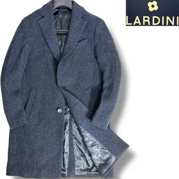 J6265 새상품급 라르디니 트위드 체스터 코트 네이비 50