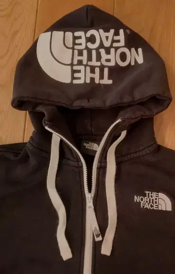 THE NORTH FACE 블랙 풀 집업 후드티 사이즈 M
