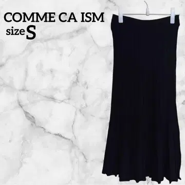 COMME CA ISM [ S ] 롱 스커트 블랙