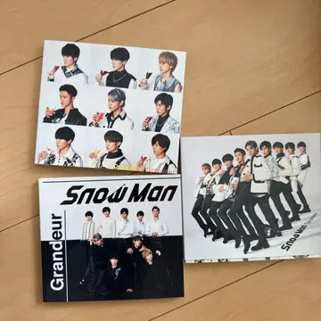 Grandeur Snow Man CD 3장 세트