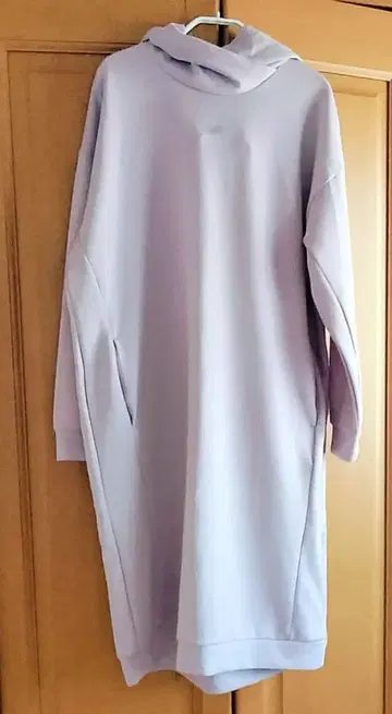 new balance 뉴발란스 후드 부착 롱 후드티 핑크 새상품