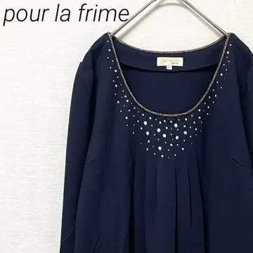 pour la frime 무릎 기장 플레어 원피스 큐빅 심플