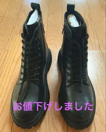 SKECHERS 블랙 부츠 통굽 지퍼 포함 가격 인하