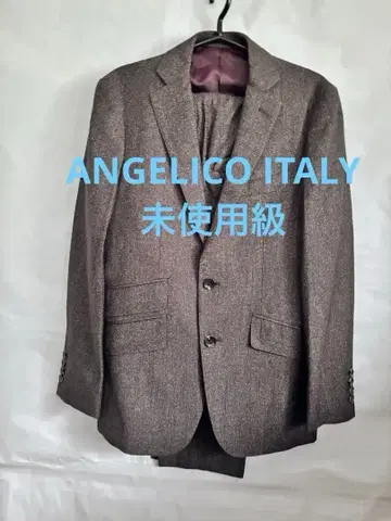 ANGELICO ITALY 브라운 홈스펀 트위드 비즈니스 정장