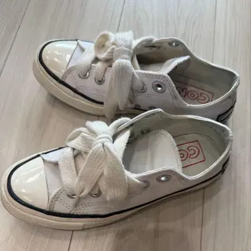 한국 한정판 CONVERSE 컨버스 화이트 로우컷 통굽 스니커즈