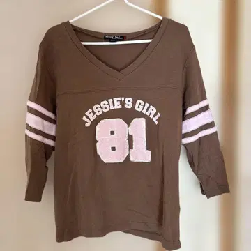 레어! 릭 스프링필드 밴딩 티셔츠 브라운