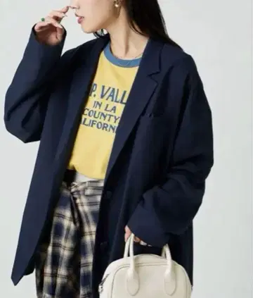 프릭스스토어 TR 스트레치 오버 사이즈 싱글 자켓