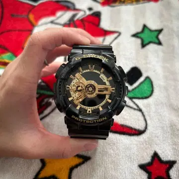 G-SHOCK 아날로그 시계 블랙/골드 GA-110GB-1AJF
