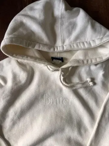 Butter 후드티 화이트