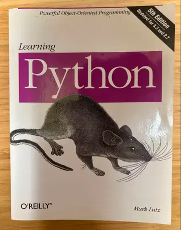 Learning Python 제5판 (영어) 양호 오라이리