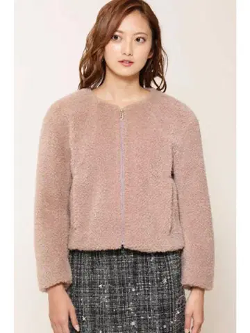 JILL by 보아 블루종 숏 기장 S 사이즈 베이지 정가 14,190엔