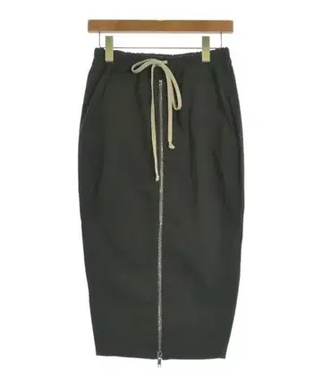 릭 오웬스 롱 맥시 길이 스커트 여성용