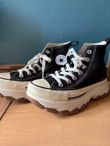 CONVERSE ALL STAR 블랙 통굽 하이컷