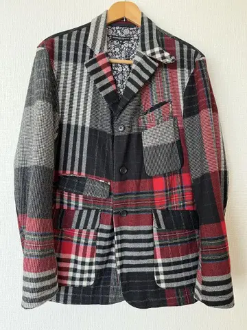 ENGINEERED GARMENTS 체크 무늬 테일러드 자켓 S