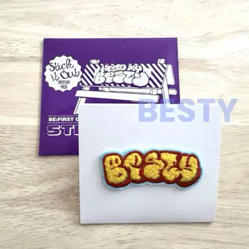BE:FIRST BESTY 모코모코 자수 스티커 베스티 팬미