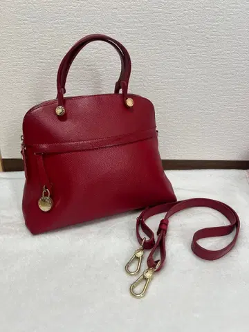 FURLA 훌라 빨간색 핸드백