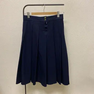 네이비 플레어 스커트 S 사이즈