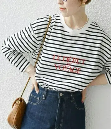 새상품급! SHIPS any VOYAGE 로고 롱 슬리브 TEE