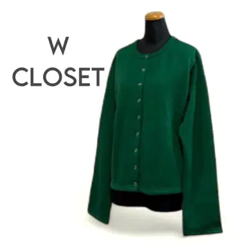 새상품 W CLOSET 2WAY 맨투맨 가디건 / 풀오버