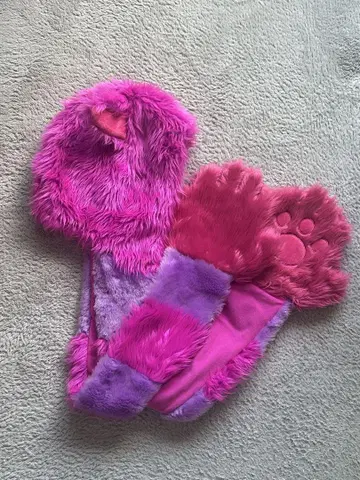 체셔 고양이 머플러 캡