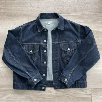 Ordinary fits 다크 데님 자켓 SAMPLE