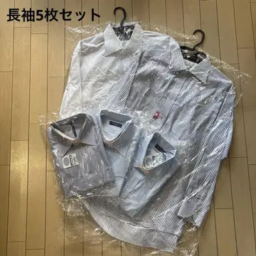 클리닝 완료 긴팔 와이셔츠/남성용/묶음 판매 5장