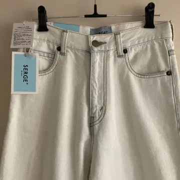 [ 미사용 ] SERGE de blue 데님 택 포함 SIZE 24