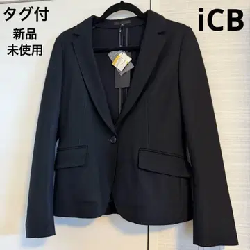 온워드 카시야마 iCB 40 ( L ) 블랙 리치 블렌드 울 자켓