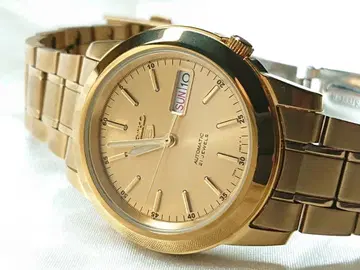 SEIKO5 레어 GOLD 해외 모델 사용감 적습니다