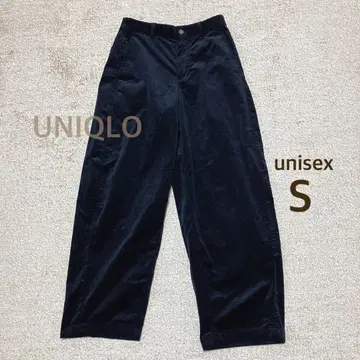 UNIQLO 코듀로이 커브 팬츠 S 네이비