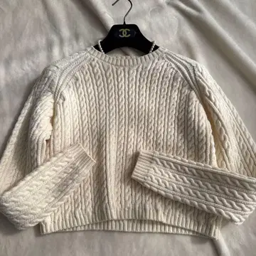 MACPHEE 투모로우랜드 하이브리드 코튼 케이블 니트