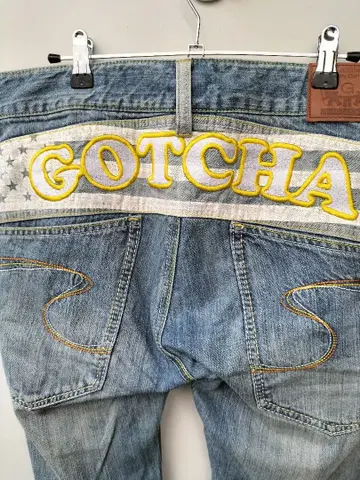 Y2K GOTCHA 갓차 데님 팬츠 청바지 서프 M
