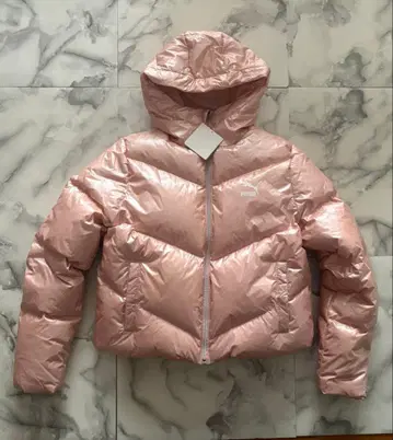 [ 택 포함 새상품 ] PUMA 다운 자켓 핑크