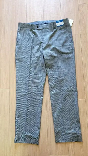 블랙 x 화이트 컬러 남성용 슬랙스 허리 88cm