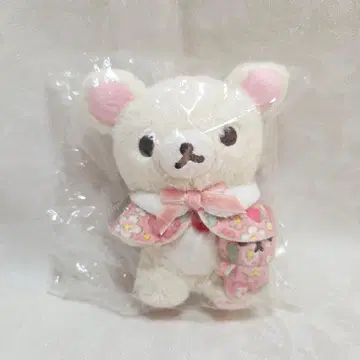 [ 미개봉 ] 코리락쿠마 스트로베리 플라워 봉제 인형