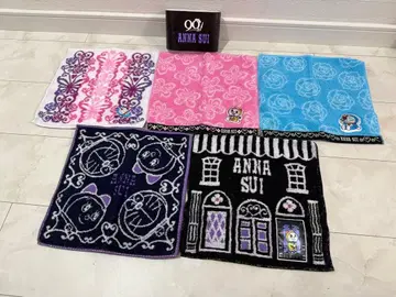 안나수이 도라에몽 타월 손수건 5개 세트 미사용 새상품