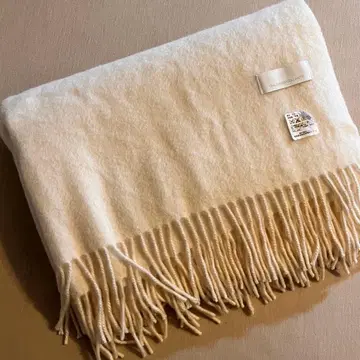 키노코님 개럴개런트 대형 캐시미어 스톨 아이보리