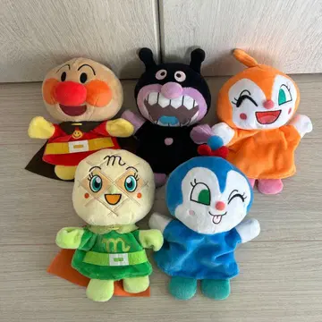호빵맨 봉제 인형 6체 세트