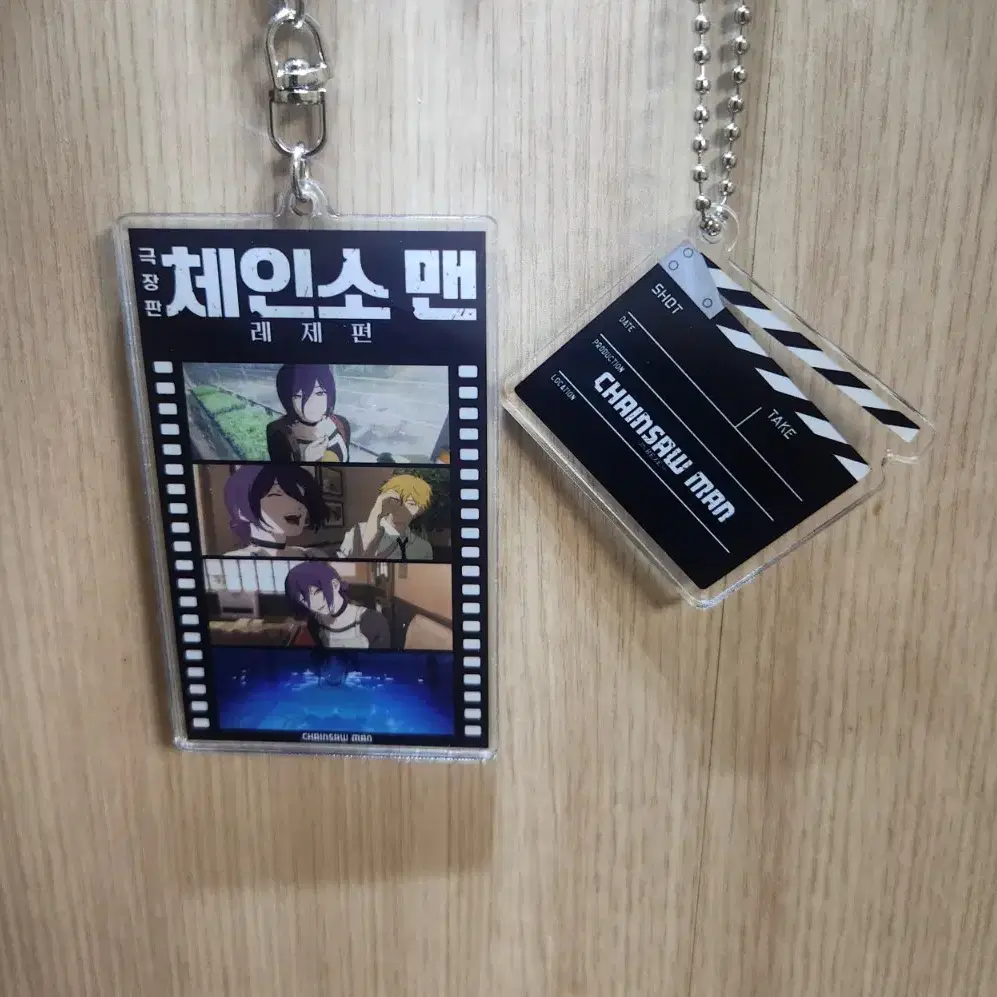 체인소맨 레제 명장면 필름 아크릴키링(비공굿)