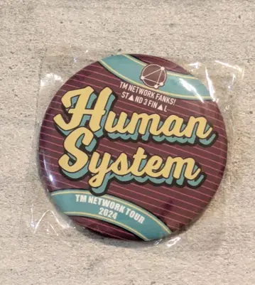 TM NETWORK 가챠 회장 한정판 캔뱃지 human system