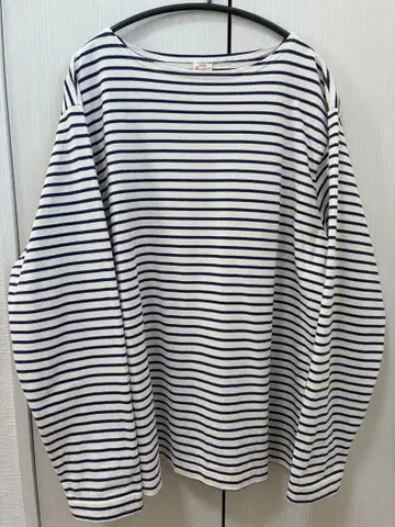 ORGANIC COTTON BORDER BASQUE SHIRT 68882