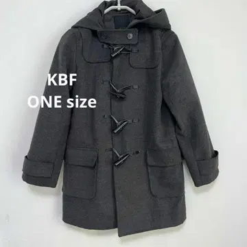 KBF 그레이 더플 코트 F size