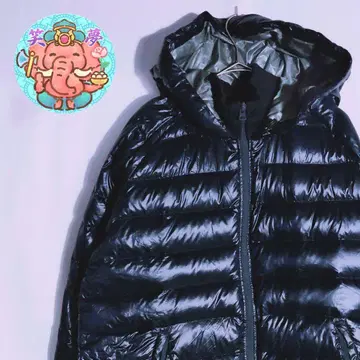 다운 자켓 갭 네이비 XL 사이즈 래글런