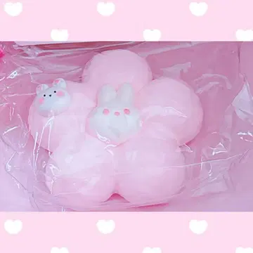 말랑말랑 스퀴즈 kikisquishy 토끼 꽃 도넛