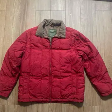 Eddie Bauer 빨간색 다운 자켓 남성용 L 새상품급